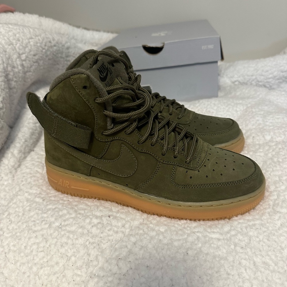 Brand New Olive Green Air Force 1 High